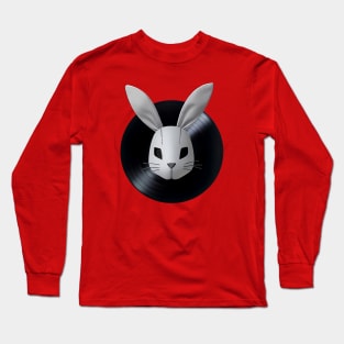 SpinSpinBunny Bunny Record Logo Long Sleeve T-Shirt